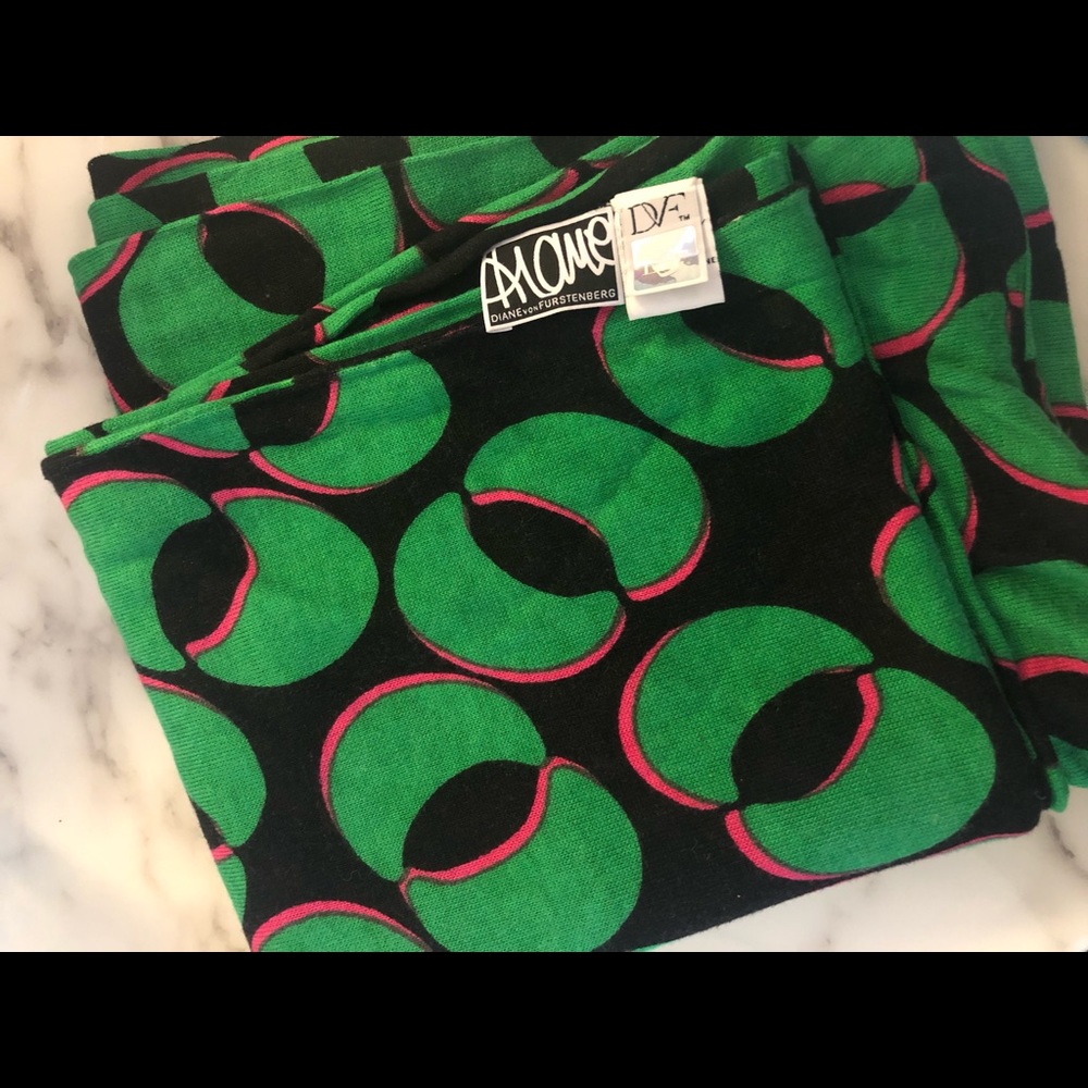 DVF knit scarf